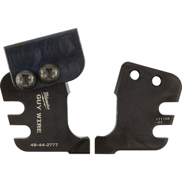 Milwaukee Tool - Handheld Shear & Nibbler Accessories Accessory Type: Blade For Use With: 1/2" EHS Guy Wire Cutting Jaw - Exact Tooling