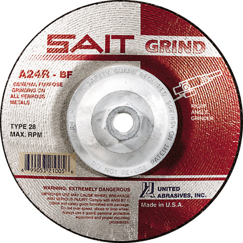 4-1/2X1/4X5/8-11 A24R WHEEL - Exact Tooling