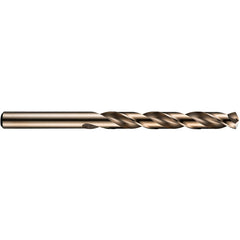 0.5 mm HSS-E Drill - 4xD - DIN 338 - Bronze Oxide - 135 Degree 4-Facet Point E-code # A777.5