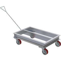 Aluminum Channel Dolly 24W × 42L W/Handle - Exact Tooling