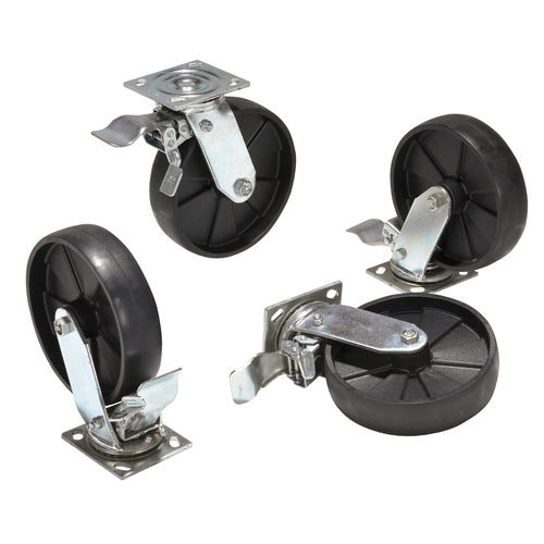 Alum Gantry Crane Caster 8 × 2 Total Lock - Exact Tooling