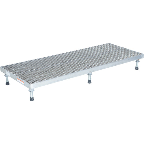 Adj Alum Work Stand 5.75-7.75 H 23.62 × 60.12 - Exact Tooling