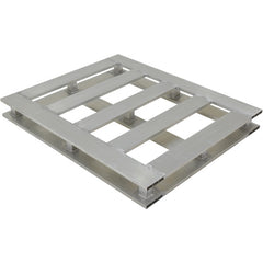 Heavy Duty Aluminum Half Pallet 48 × 24 4 Way - Exact Tooling