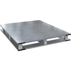 Hvy Duty Alum Solid Top Pallet 4K 4-Way 42 × 48″ - Exact Tooling
