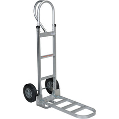 Aluminum P-Handle Hand Truck Hard Rubber - Exact Tooling