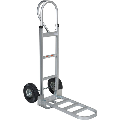 Aluminum P-Handle Hand Truck Pneumatic - Exact Tooling