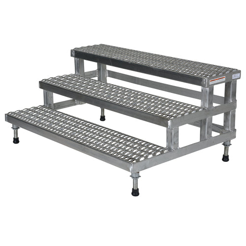 Adj SS Step Mate Stand 3 Step 47.75 × 33.87″ - Exact Tooling