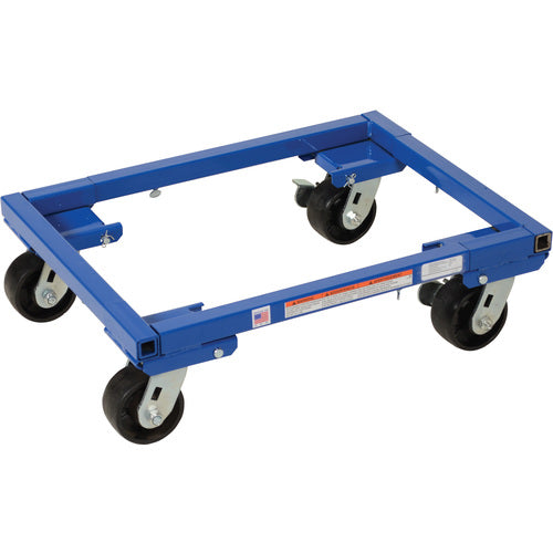 Adjust Tote Dolly W/4″ Casters 16 × 22 - Exact Tooling