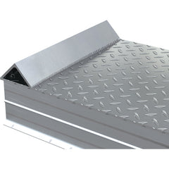 Alum Tread Whl Riser W/ Roll Of Guard 114 × 18 × 10 - Exact Tooling