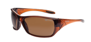 VOODOO, Polar BRWN Lens, Shiny BRWN Fr Polarized Brown PC Shiny Brown - Exact Tooling