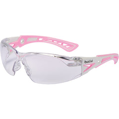 RUSH+ Small - Clear Lens - Pink & White Frame PC ASAF Platinum - Exact Tooling