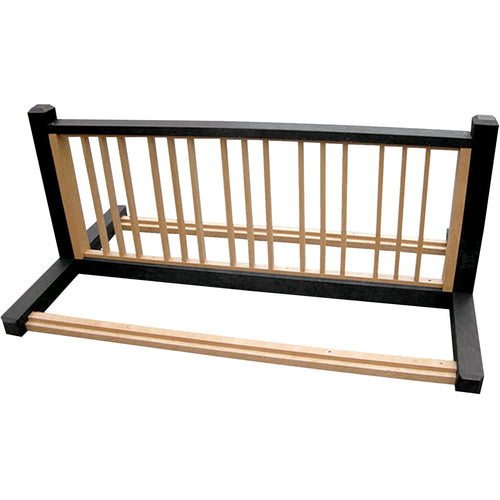 Bike Rack Black/Cedar 10 Positions - Exact Tooling