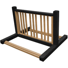 Bike Rack Black/Cedar 6 Positions - Exact Tooling