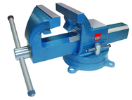 4" Drop Forged Vise - Pipe Jaws - Swivel Band and Anvil Included - Exact Tooling