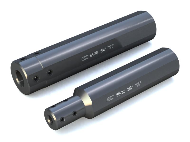 Boring Bar Sleeve - (OD: 1" x ID: 10mm) - Part #: CNC 8820 10mm - Exact Tooling