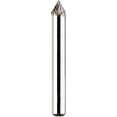 List No. 597 - SJ-1 - Carbide Burr - Single Cut - Made In USA