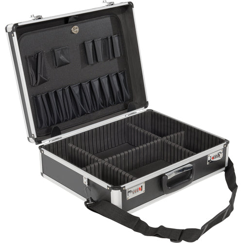 Aluminum Storage Case W/ Combo Lock - 14 × 18 × 6 - Exact Tooling