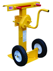 Heavy Duty Trailer Stabilizing Jacks - #CH-BEAM-SN - Includes reflective collar - 16" solid foam wheels - Hand crank operation - Exact Tooling