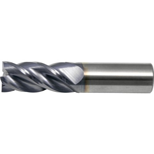 1/2″ × 1/2″ × 1″ × 3″ RHS / RHC Solid Carbide 4-Flute Corner Radius End Mill - TiAlN - Exact Tooling