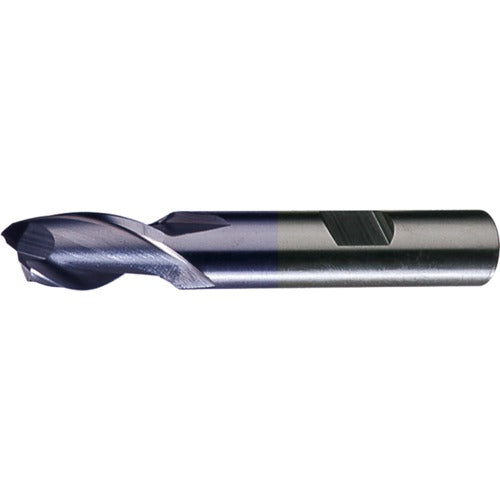 1/8″ × 3/8″ × 3/8″ × 2-5/16″ RHS / RHC HSS HSS Single End 2-Flute Center Cutting End Mill - TiCN
