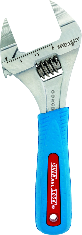 8" Adj Wrench , Slim Jaw, Wideazz Xtra Slim 3/16" Jaws - Exact Tooling