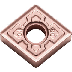 CNMG 431 KG CA320, 1/64″ Corner Radius, 3/16″ Thick, 1/2″ Inscribed Circle, TiCnulll2O3/Ti, Diamond, Turning Indexable Insert - Exact Tooling