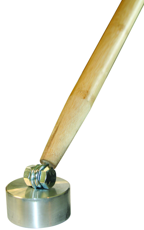 Long Reach Magnetic Retriever -æ48" Length; 2-1/2" Magnet Size; 35 lbs Holding Capacity - Exact Tooling