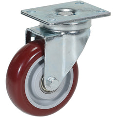 4 × 1 Poly On Poly Swivel Stem Caster - Exact Tooling