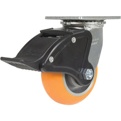 5 × 2 Aluminum Swivel W/ Total Brake - Exact Tooling