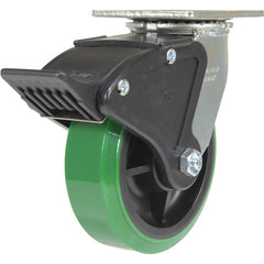 6 × 2 Polyolefin Swivel W/ Total Brake - Exact Tooling