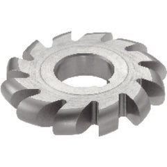 3/8 Radius - 6 x 3/4 x 1-1/4 - HSS - Convex Milling Cutter - Large Diameter - 14T - TiCN Coated - Exact Tooling