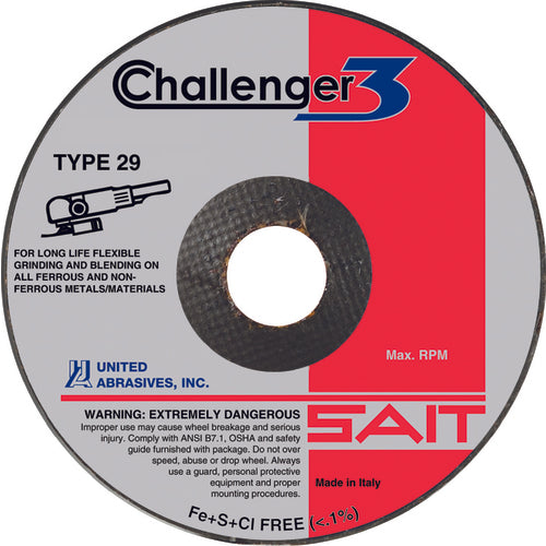 4-1/2 × 7/8 A60 SAIT T27 GRINDING - Exact Tooling