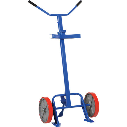 Poly-On-Steel Barrel/Drum Truck 800 lb - Exact Tooling