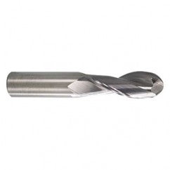 10mm TuffCut AL 2 Fl Ctr Cut Ball End Mill Necked - Exact Tooling