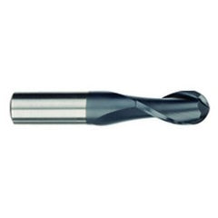 3/8" Dia. - 4" OAL - AlTiN CBD - Ball End SE EM - 2 FL - Exact Tooling