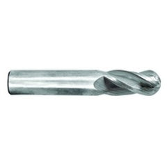 9/16" Dia. - 3-1/2" OAL - CBD - Ball End SE EM - 4 FL - Exact Tooling