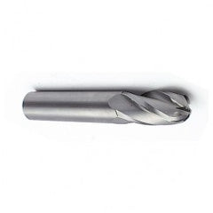 12mm Dia. - 76mm OAL - TiN CBD - Ball End SE EM - 4 FL - Exact Tooling