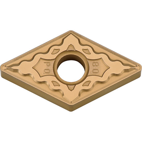 DNMG 442 PQ TN610, 1/32″ Corner Radius, 1/4″ Thick, 1/2″ Inscribed Circle, TiCN, Diamond, Turning Indexable Insert - Exact Tooling