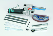 #15006 - 1/2 x 12'' Belt Size - Mini Dynafile Air Abrasive Belt Machine Kit - Exact Tooling
