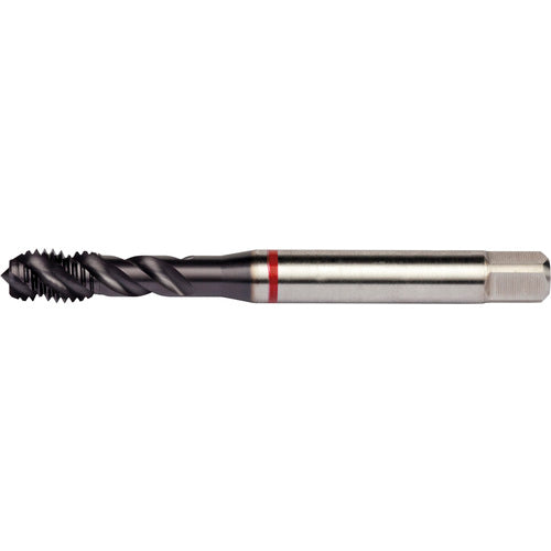 M14x2.0 HSS-E PM 3 Flute 6H 45 Degree Red Shark Machine Tap Spiral Flute-TiAlN/Top E-code # E626M14 - Exact Tooling