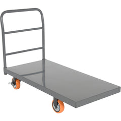 Steel Platform Truck W/ 6 × 2 Poly (Orange) - Exact Tooling