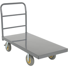 Steel Platform Truck W/ 8 × 2 Flat-Free (Gray) - Exact Tooling