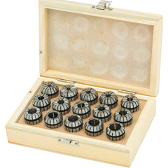 ER25 15 PCE .1875-.6250 COLLET SET - Exact Tooling