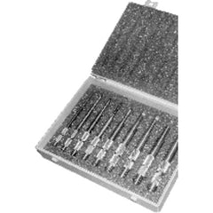 9 Pc. #0 thru 1/2″áHSSáTap Extension Set - Exact Tooling