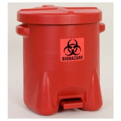 14 GAL POLY BIOHAZ SAFETY WASTE CAN - Exact Tooling