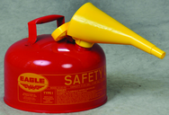 2 GAL TYPE I SAFETY CAN W/FUNNEL - Exact Tooling
