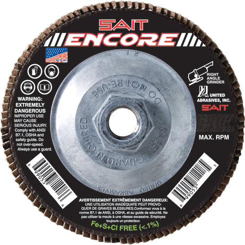 4-1/2 × 5/8-11 80G DEP CTR WHEEL