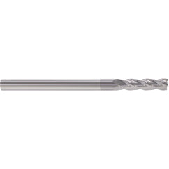 3/4 Dia. x 6 Overall Length 4-Flute Square End Solid Carbide SE End Mill-Round Shank-Center Cut-Uncoated - Exact Tooling