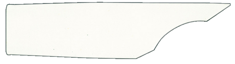 Cutting Blade - HSS - For Ceramic Concave Blade - Exact Tooling