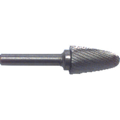 1/4 × 3/4 × 1/4″ SH Tree Radius End Shape - HSS - Burr - Exact Tooling